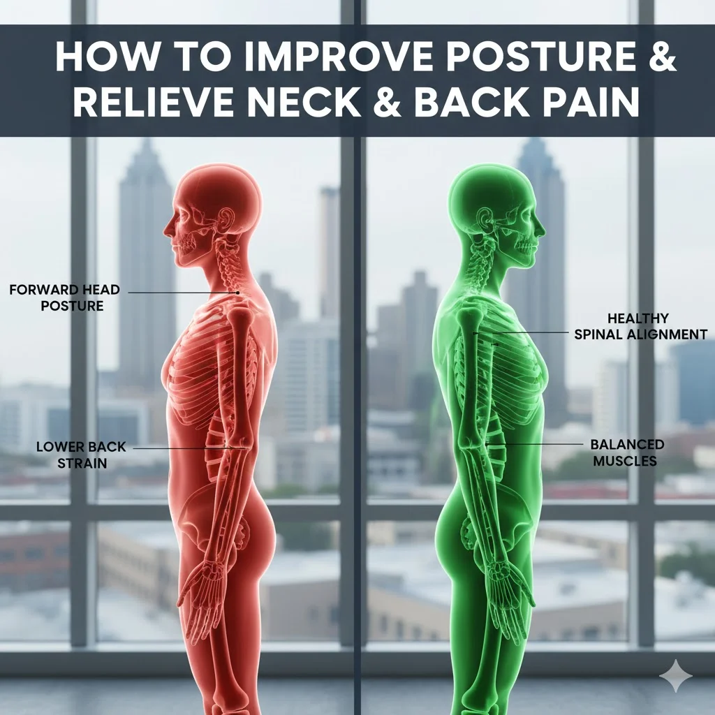 How To Improve Posture & Relieve Neck & Back Pain