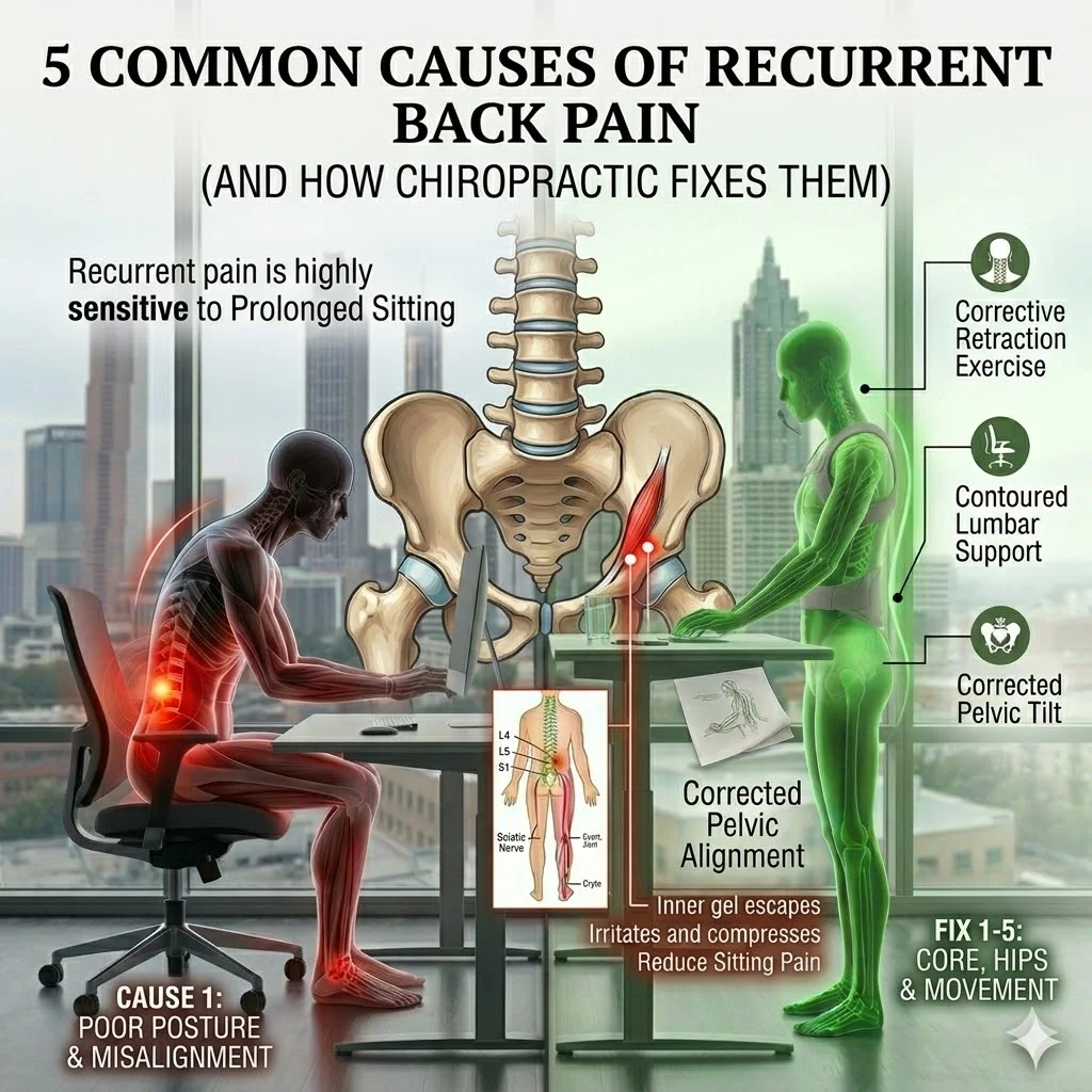 5 Common Causes of Recurrent Back Pain